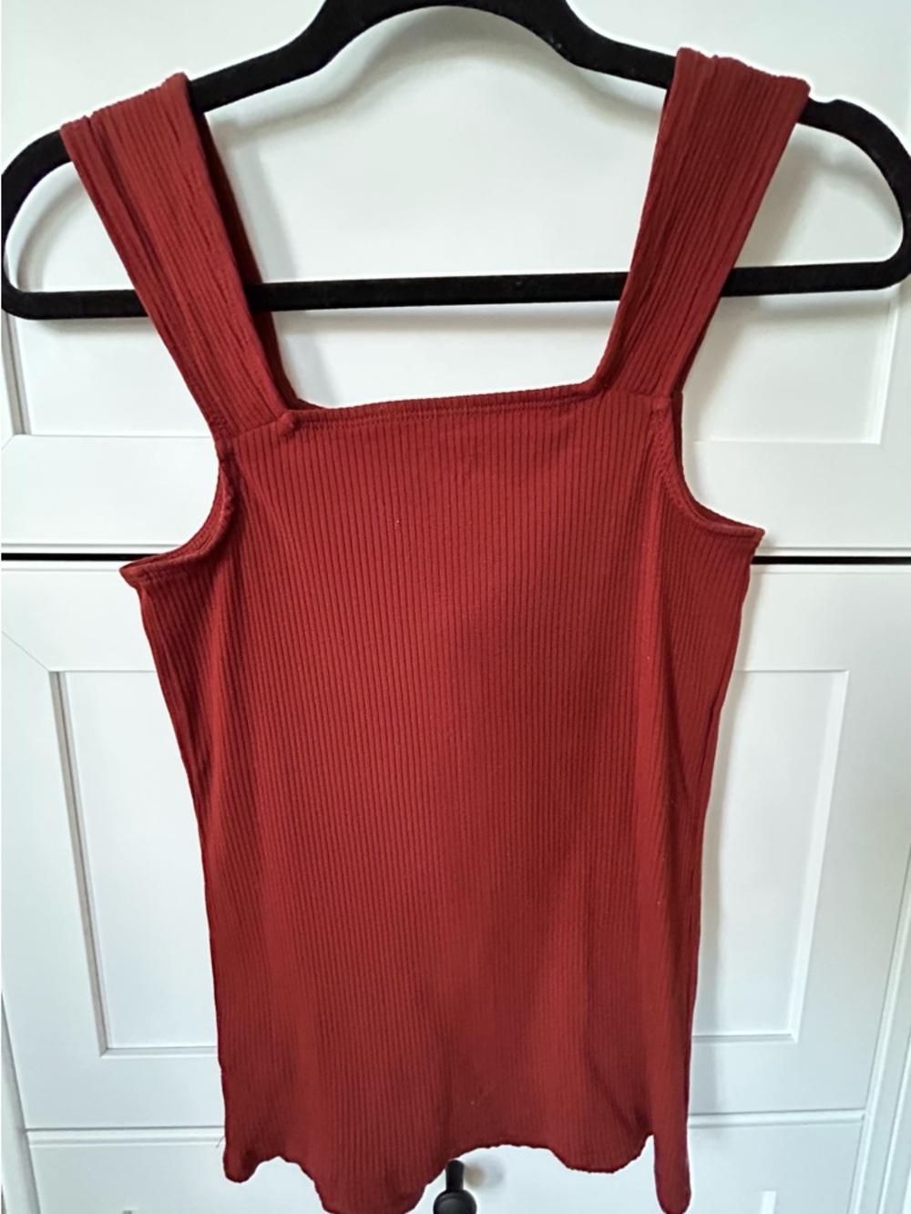 Maurices Rust Square Neck Ribbed Tank - Picture 5 of 6